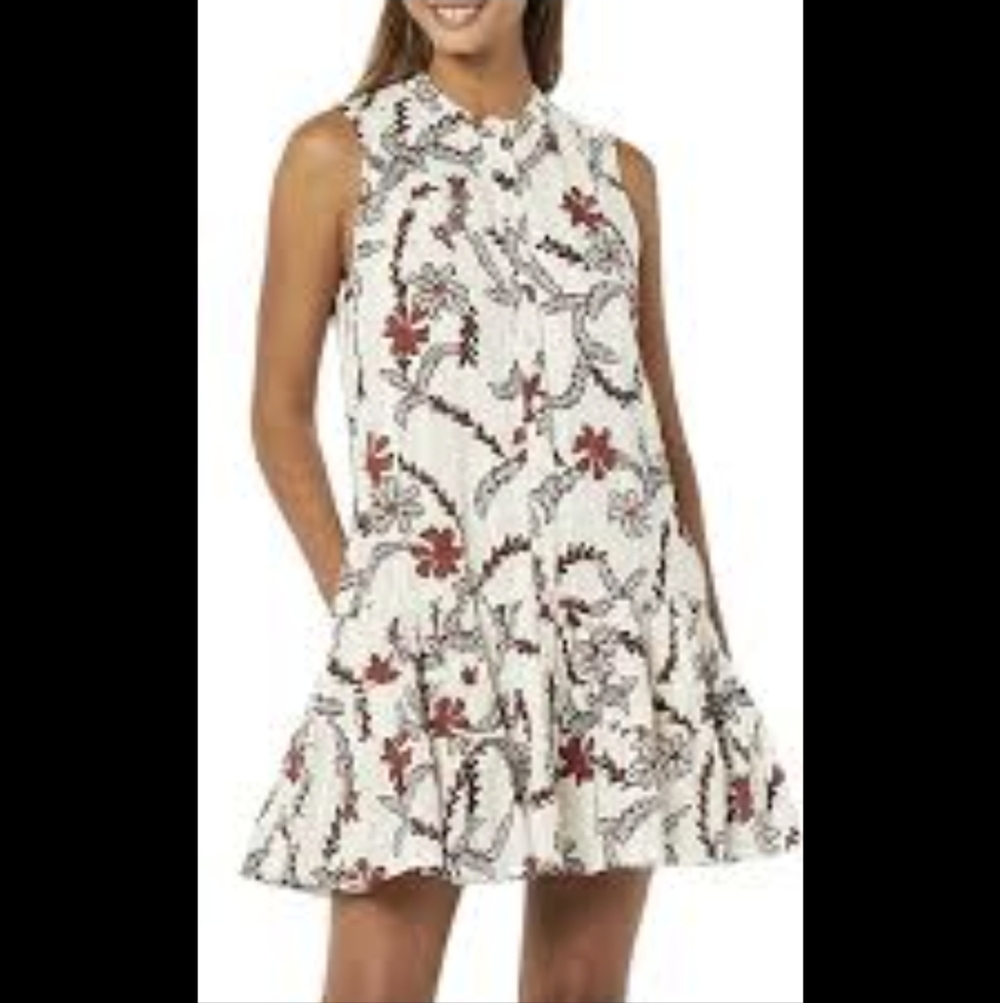 Joie Floral Ruffle Dress